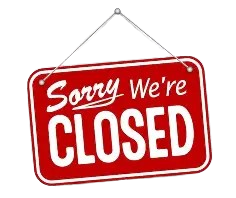 Sorry We Are Closed